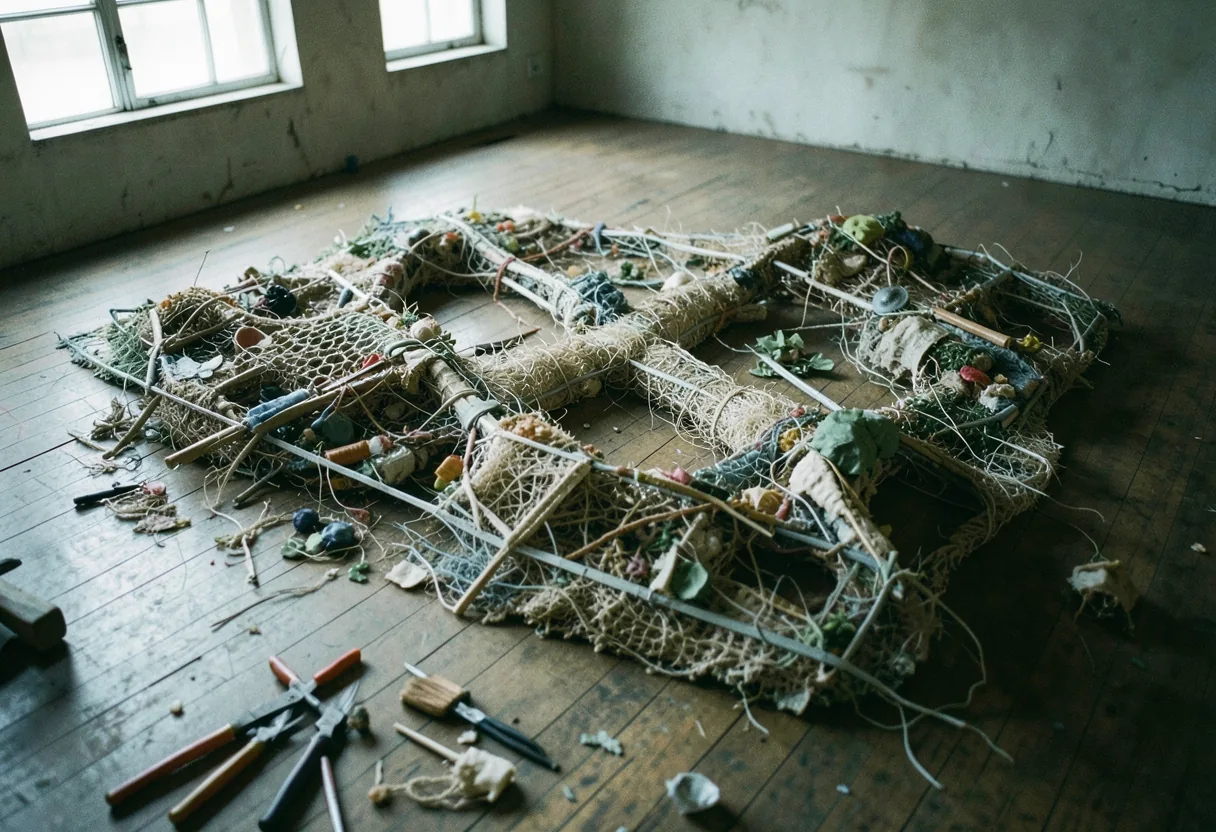 Sustainable Practices: Upcycling Artwork for Installations